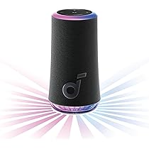 soundcore Glow ブラック 360°サウンド soundcore Glow Portable Speaker with 30W 360° Sound